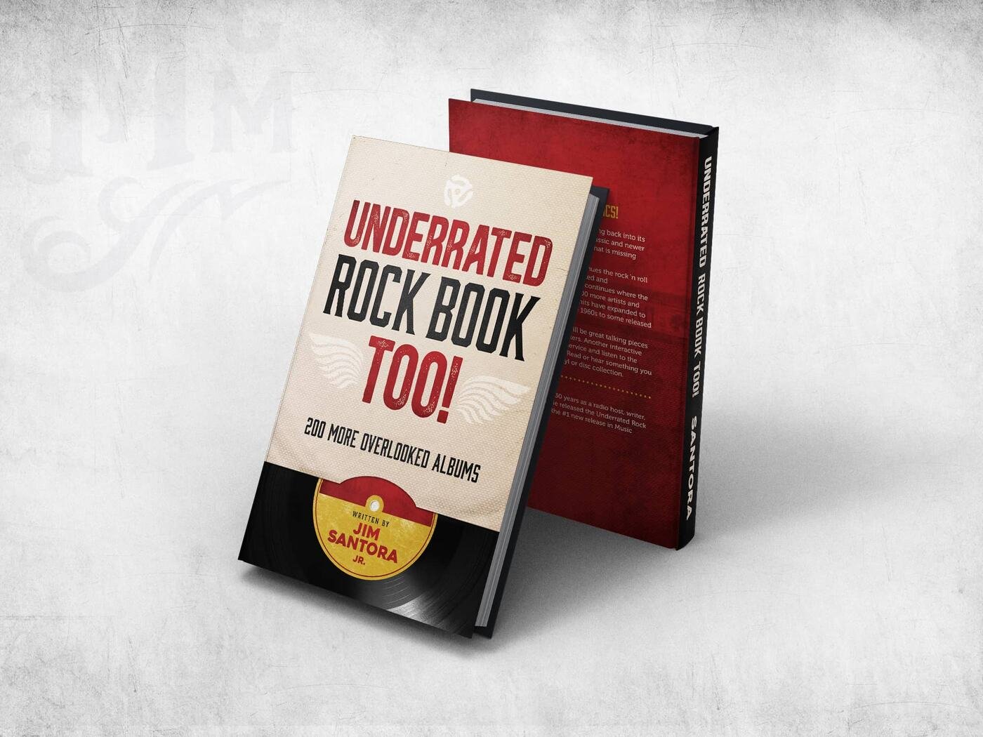 The Underrated Rock Book cover design